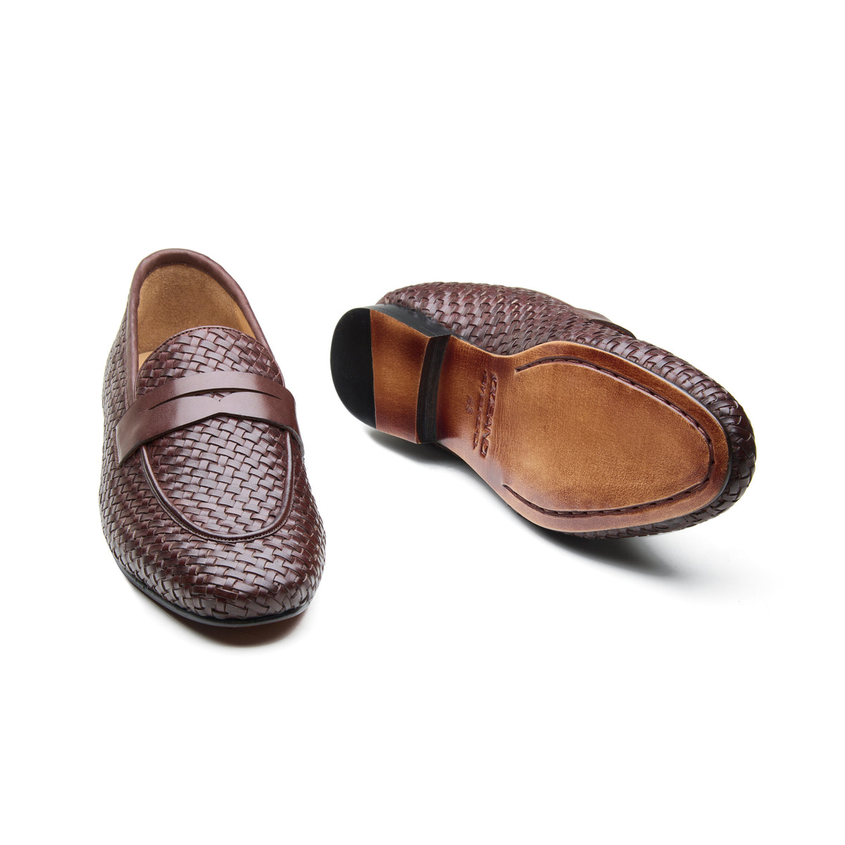Alesso, Woven Slipon Loafer - Brown Woven