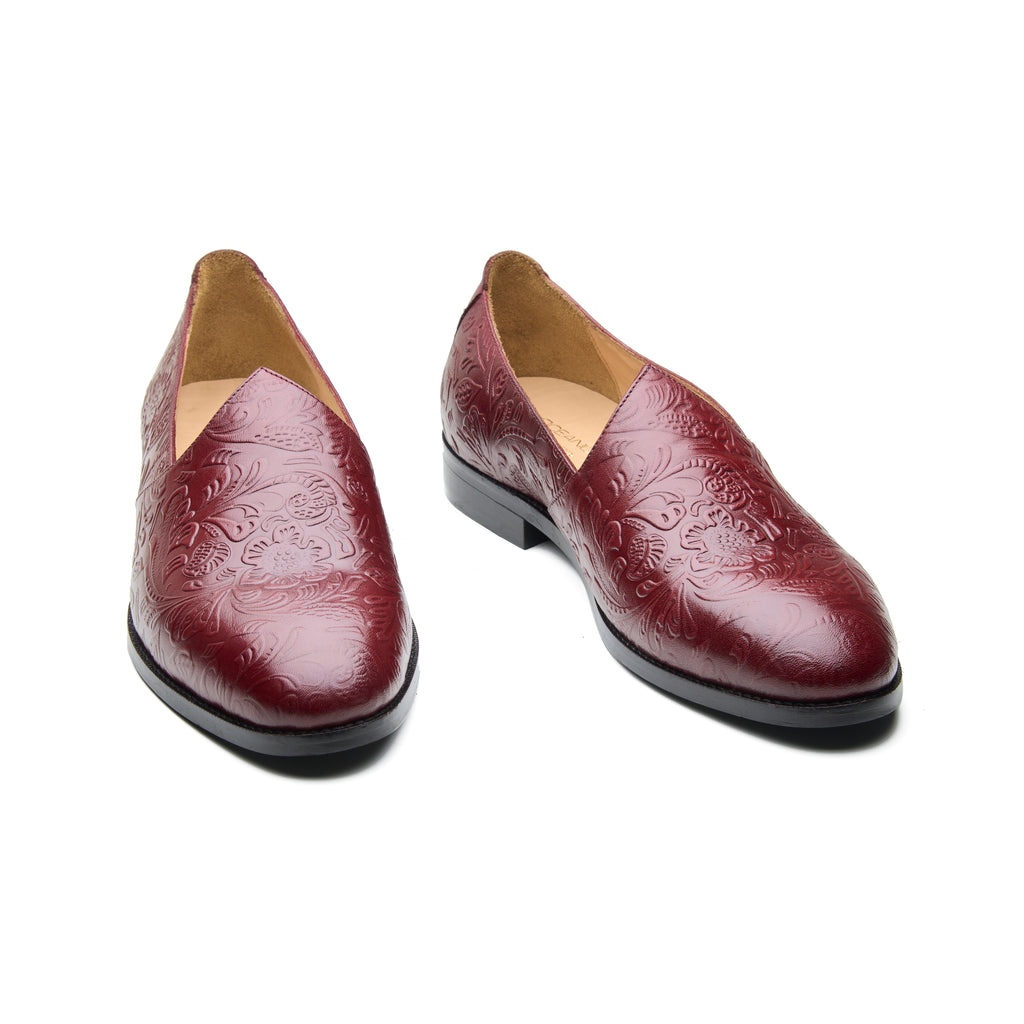 Escaro, Mojri - Floral Burgundy