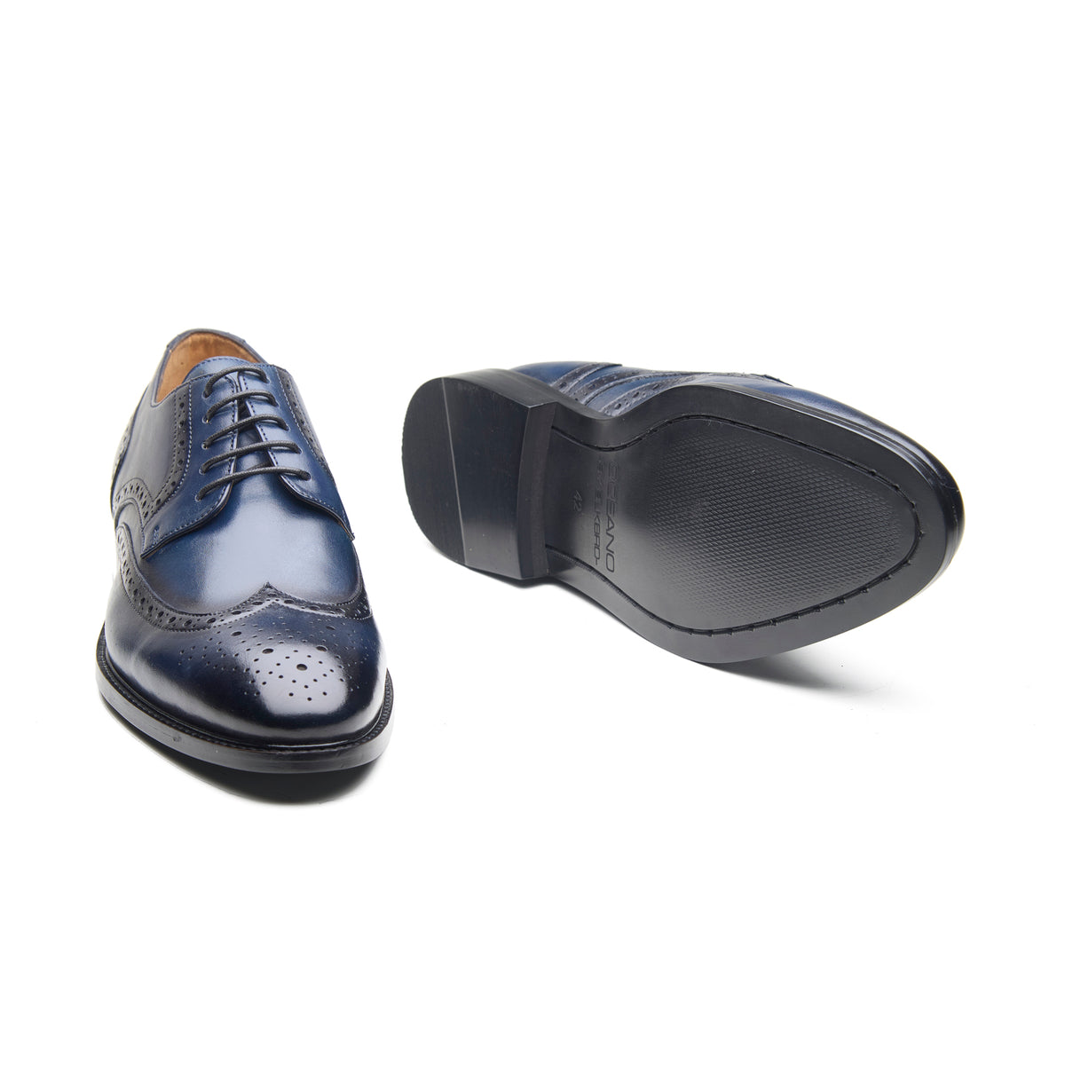 Phoenix, Wingtip Derby - Navy Crust