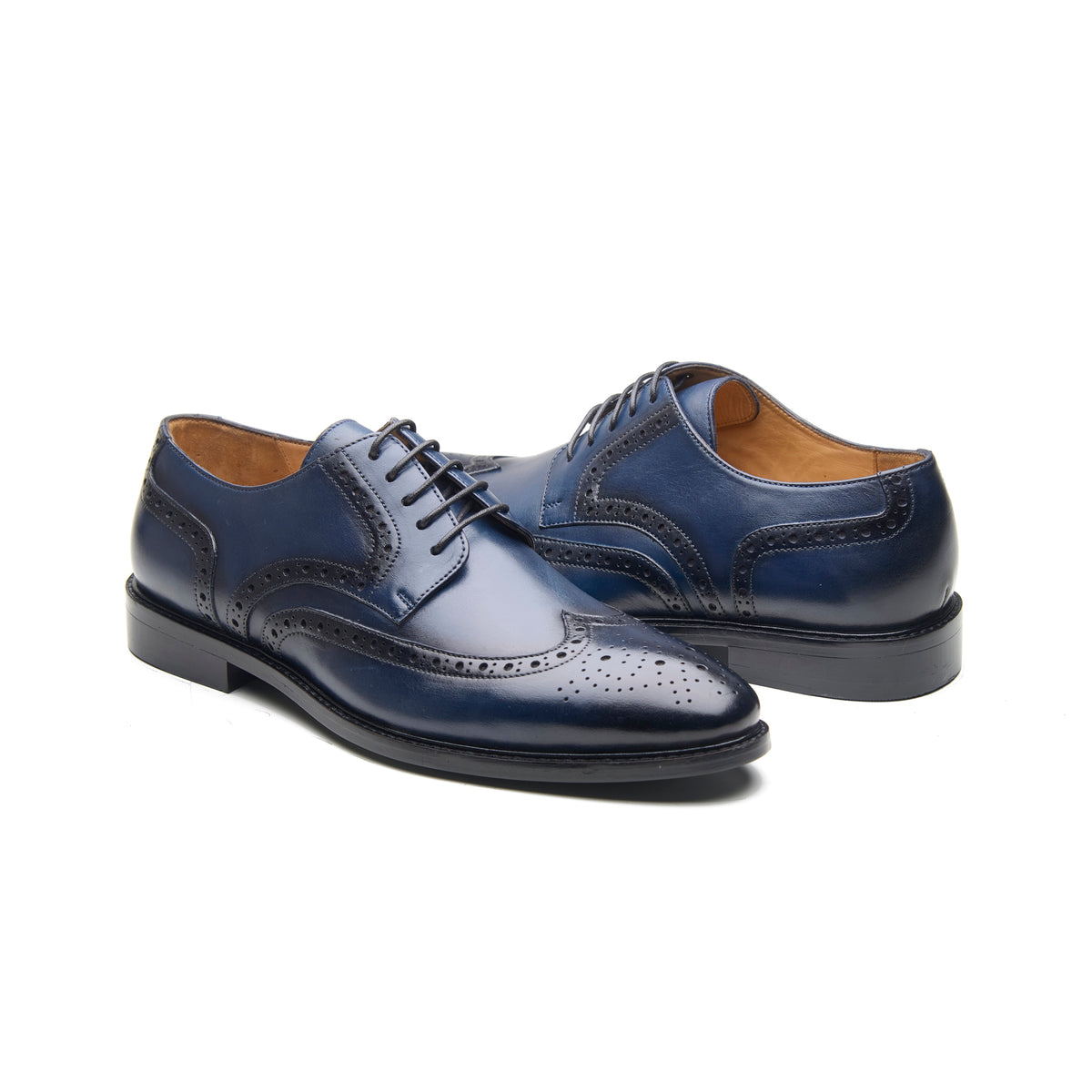 Phoenix, Wingtip Derby - Navy Crust