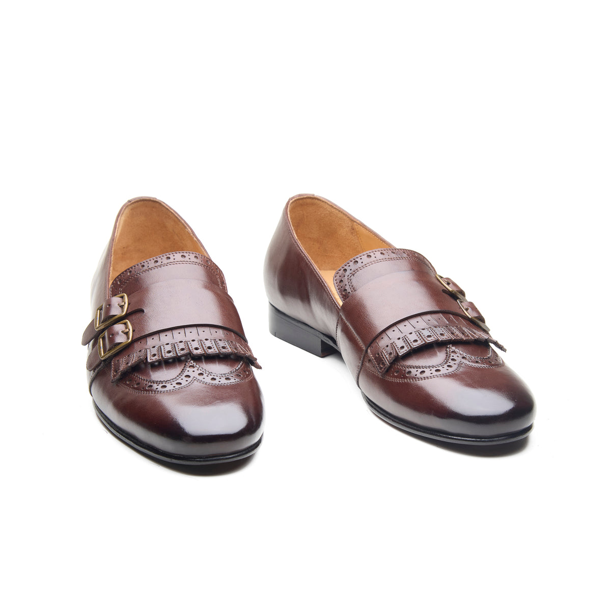 Firenze, Fringe Loafer - Brown