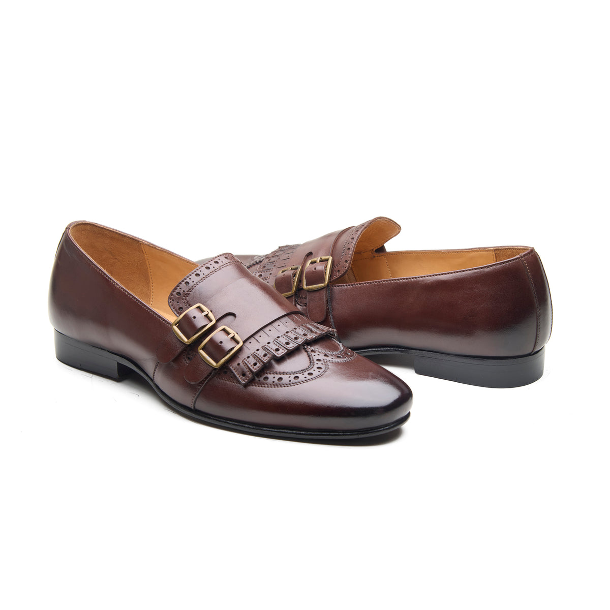Firenze, Fringe Loafer - Brown