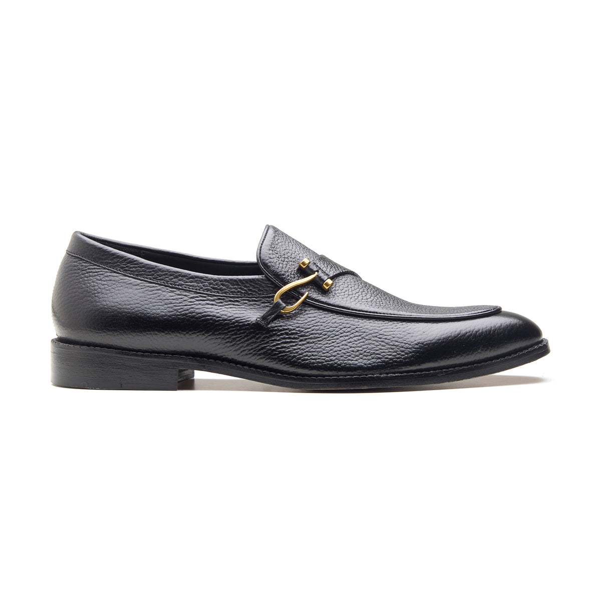 Gatsby, Hook Loafer - Black Milled Grain