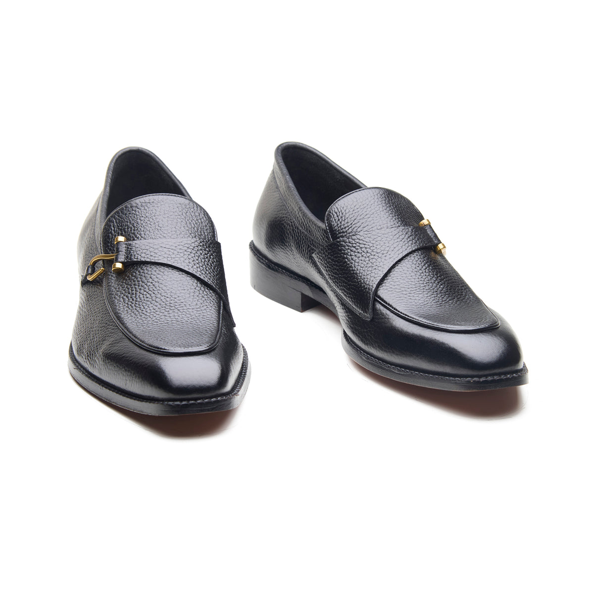 Gatsby, Hook Loafer - Black Milled Grain