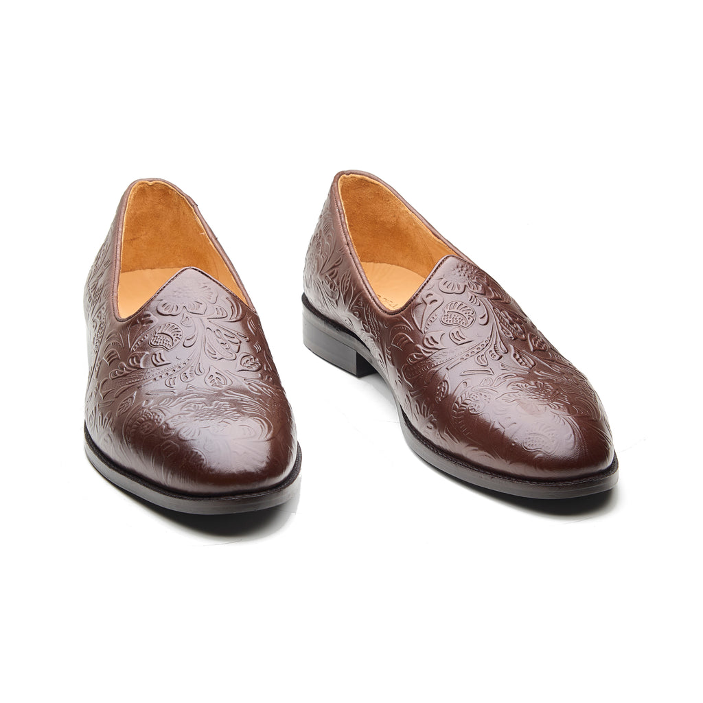Escaro, Mojri - Floral Brown