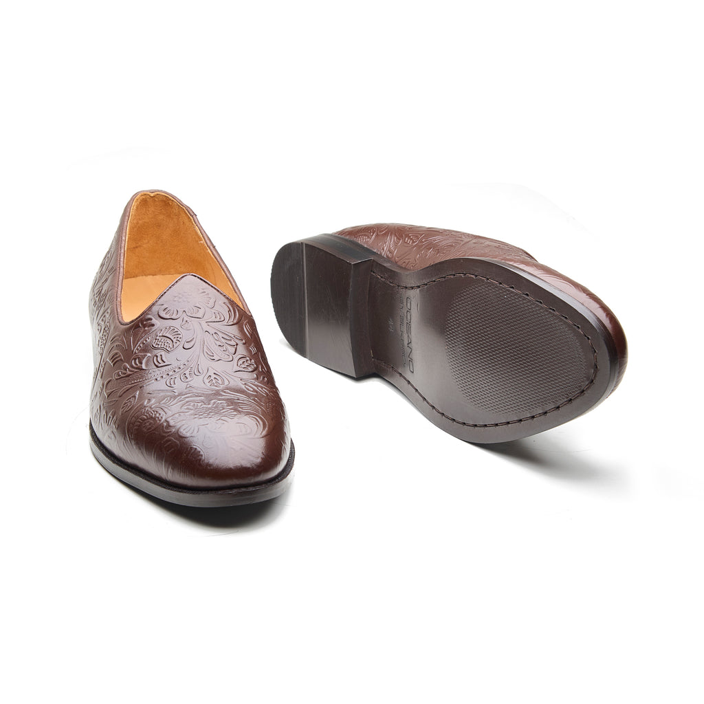 Escaro, Mojri - Floral Brown