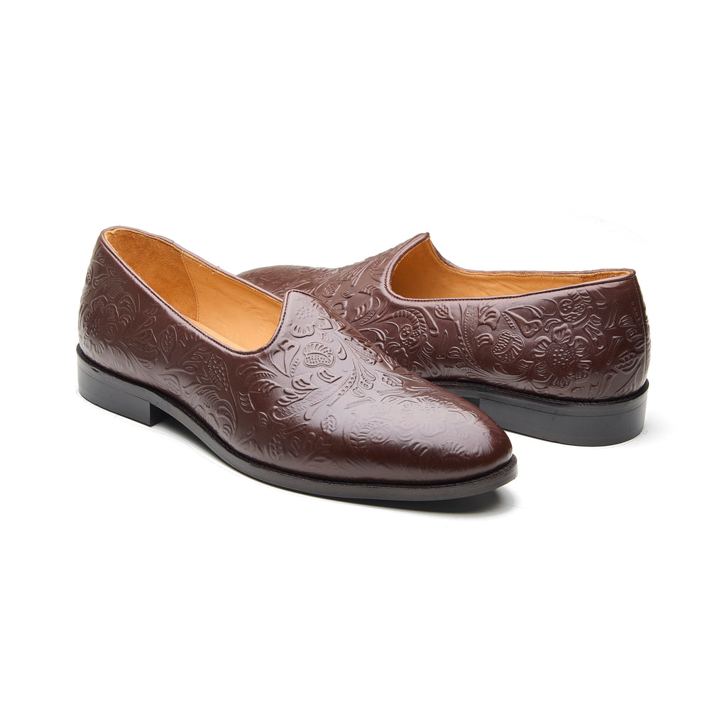 Escaro, Mojri - Floral Brown