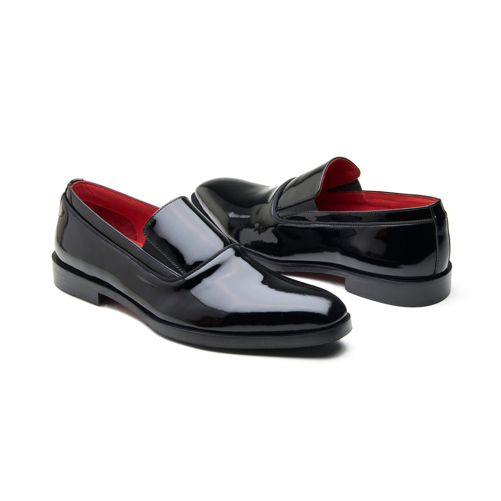 Tux, Slipon Loafer - Black Patent | Black Tie Collection