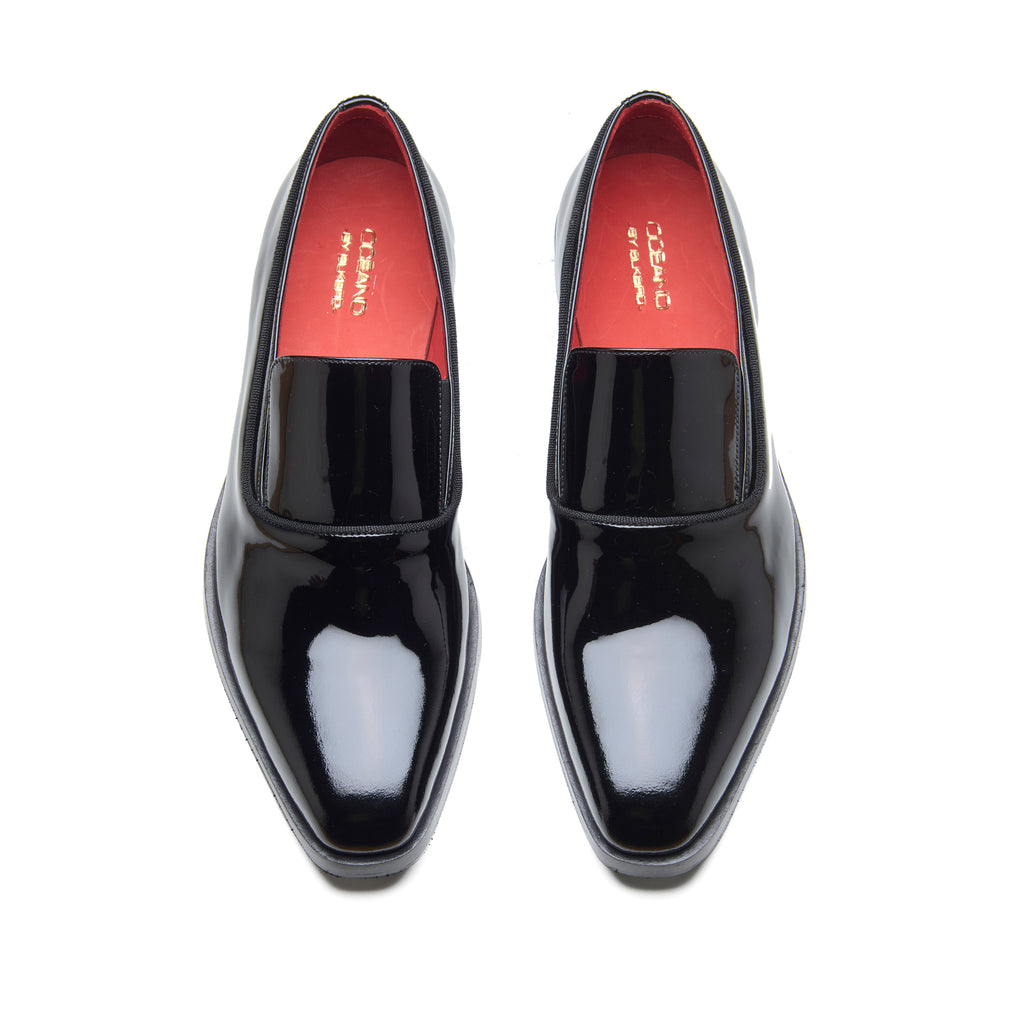 Tux, Slipon Loafer - Black Patent | Black Tie Collection
