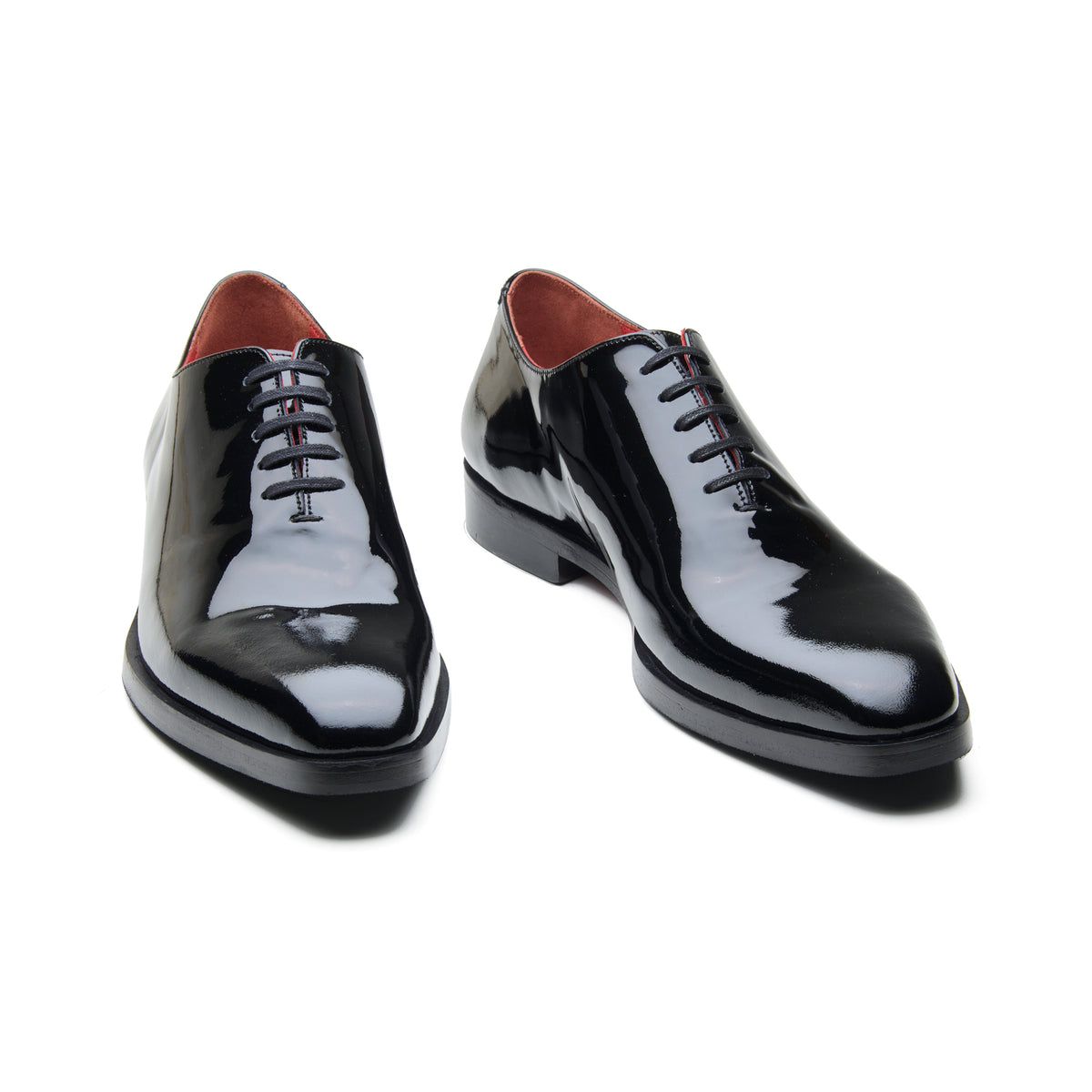 Roman, Whole Cut - Black Patent | Black Tie Collection