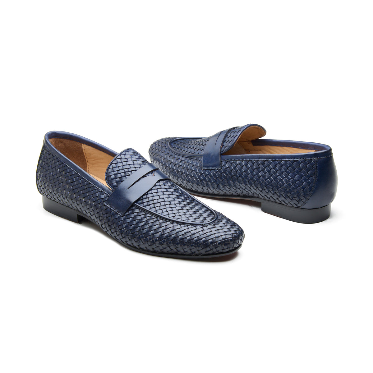 Alesso, Woven Slipon Loafer - Navy Woven