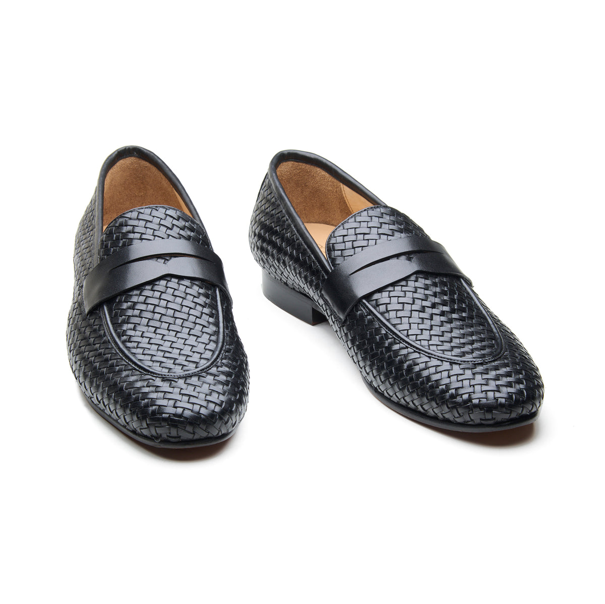 Alesso, Woven Slipon Loafer - Black Woven