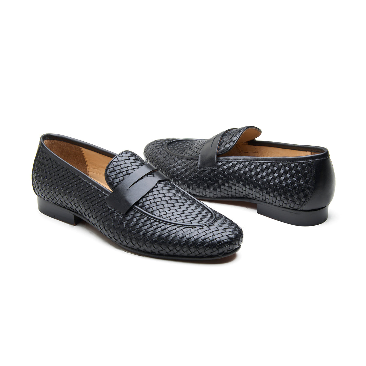 Alesso, Woven Slipon Loafer - Black Woven