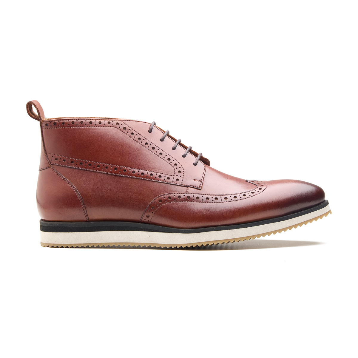 Bruno, Wingtip Sneaker Boot - Cognac
